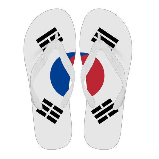 South Korean Flag Flip Flops - Men's & Women's