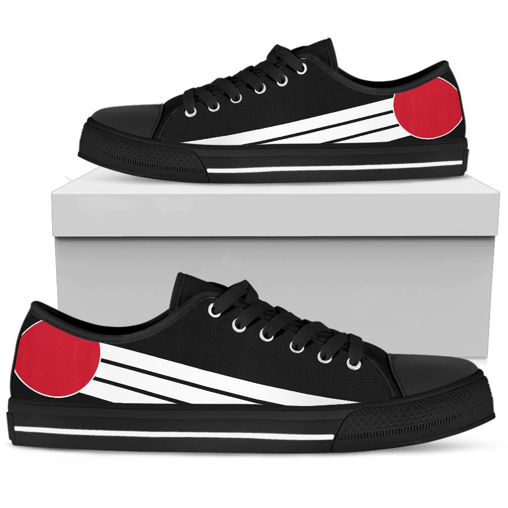 Japanese Pride Canvas Low Tops - Men's & Women's