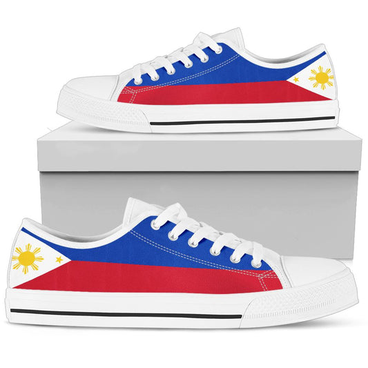Philippines Flag Canvas Low Tops - Men's & Women's