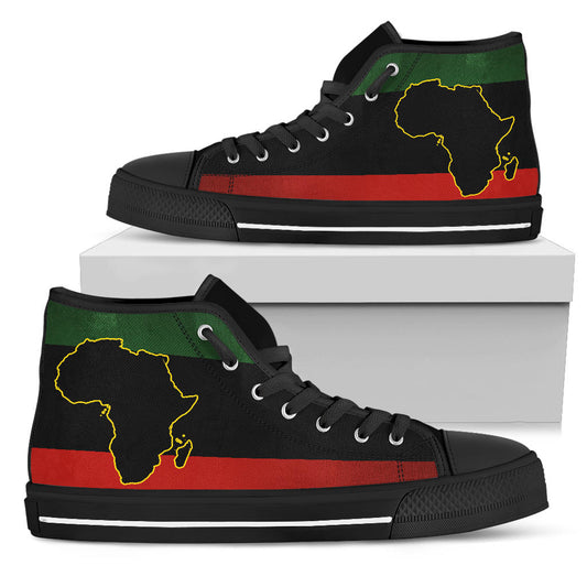 African Pride Canvas High Tops - Men's & Women's