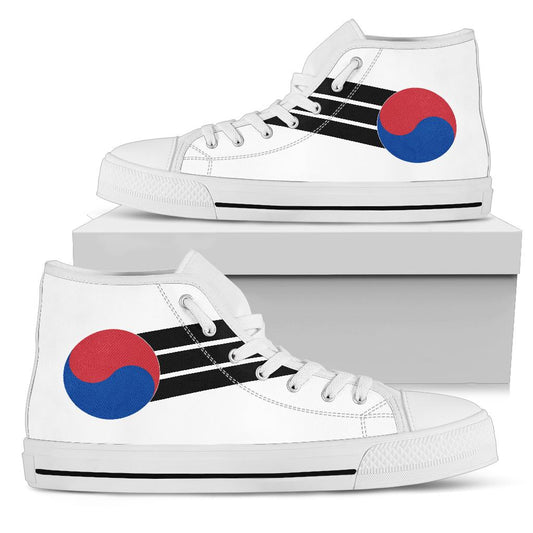 South Korean Pride Canvas High Tops - Men's & Women's