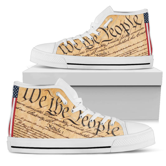 US Constitution Canvas High Tops - Men's & Women's