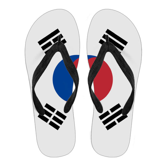 South Korean Flag Flip Flops - Men's & Women's