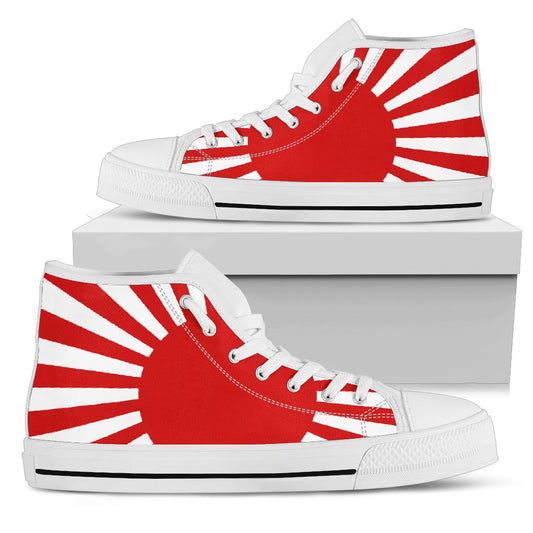Japan's Rising Sun Canvas High Tops - Men's & Women's