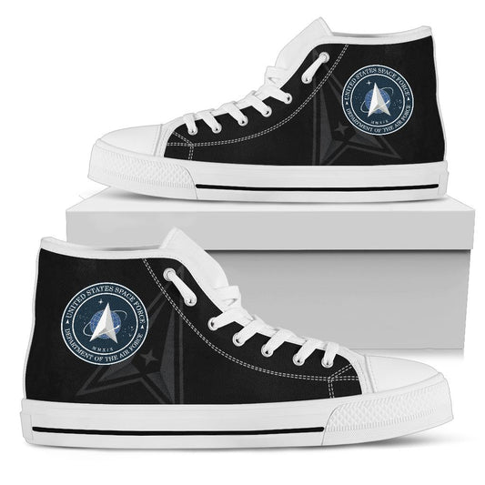 US Space Force Tribute Canvas High Tops - Men's & Women's