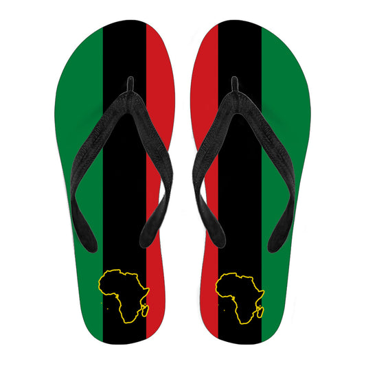 African Pride Flip Flops - Men's & Women's