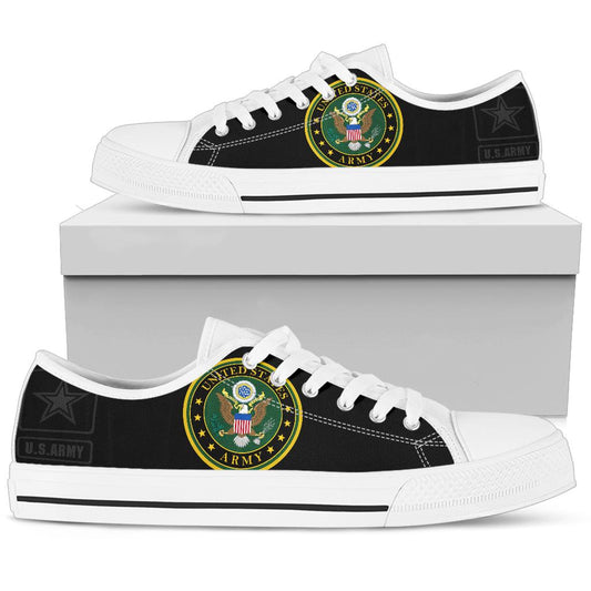 US Army Tribute Canvas Low Tops - Men's & Women's