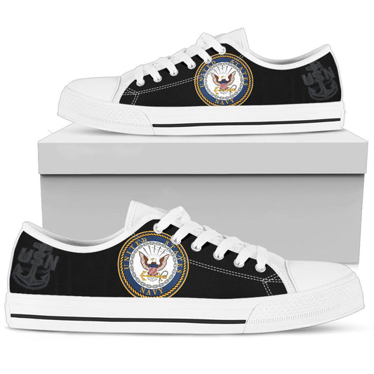 US Navy Tribute Canvas Low Tops - Men's & Women's