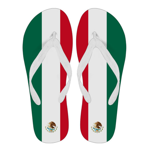 Mexico Flag Flip Flops - Men's & Women's