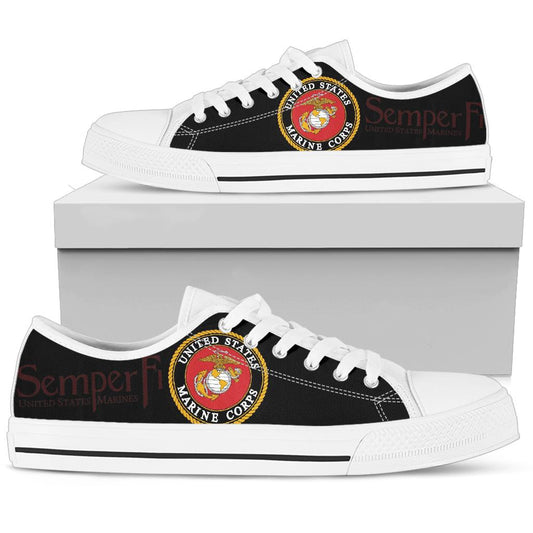 US Marines Tribute Canvas Low Tops - Men's & Women's