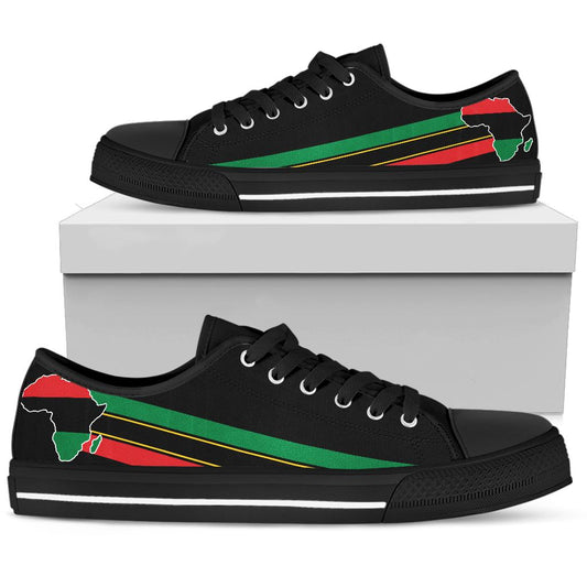African Pride Canvas Low Tops - Men's & Women's