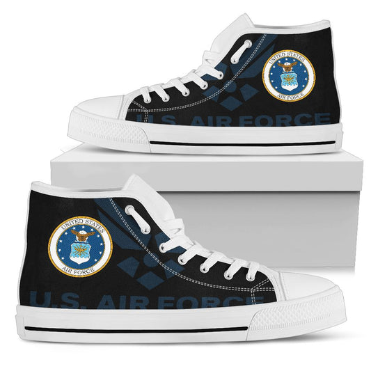 US Air Force Tribute Canvas High Tops - Men's & Women's