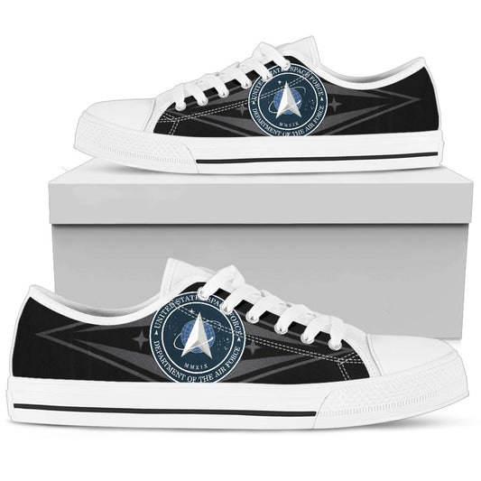 US Space Force Tribute Canvas Low Tops - Men's & Women's