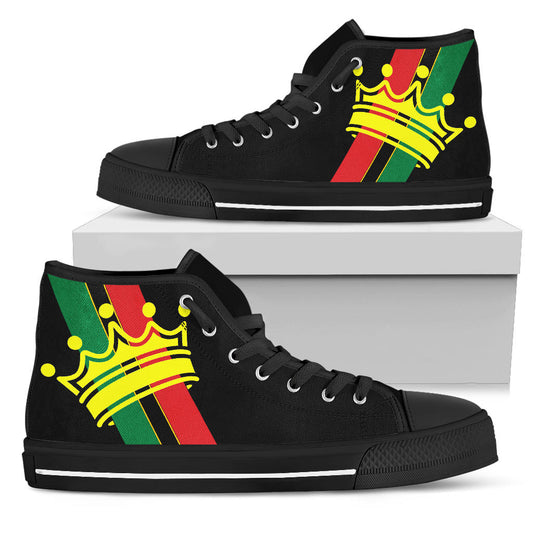 African Crown Canvas High Tops - Men's & Women's