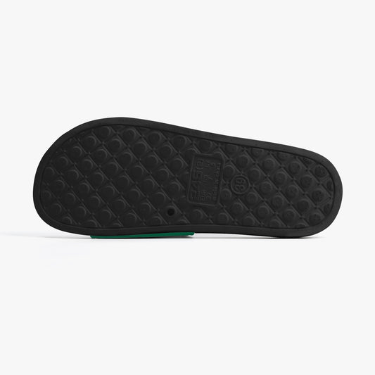 Mexico Flag Slides (Black Sole) - Men's & Women's