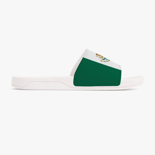 Mexico Flag Slides (White Sole) - Men's & Women's