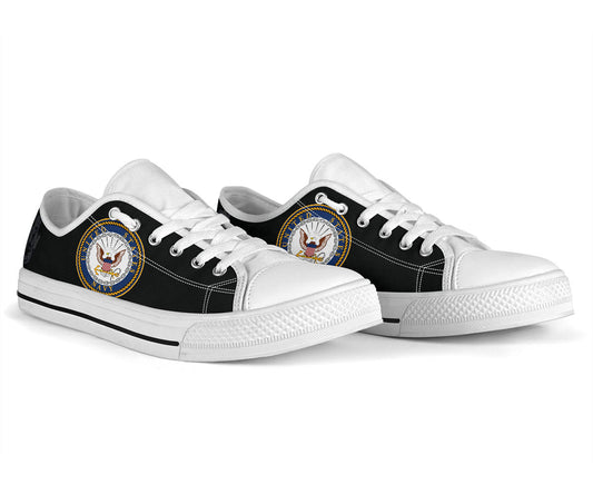 US Navy Tribute Canvas Low Tops - Men's & Women's