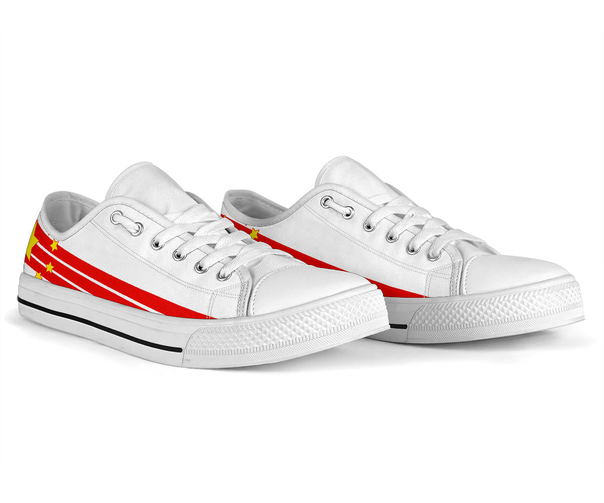 Chinese Pride Canvas Low Tops - Men's & Women's