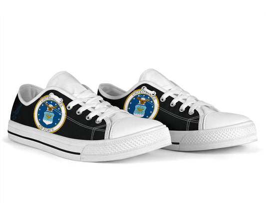 US Air Force Tribute Canvas Low Tops - Men's & Women's