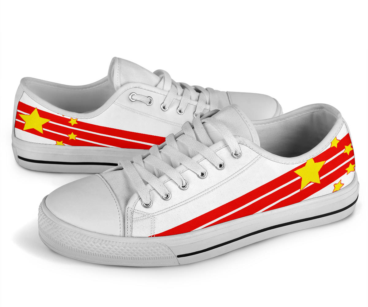 Chinese Pride Canvas Low Tops - Men's & Women's