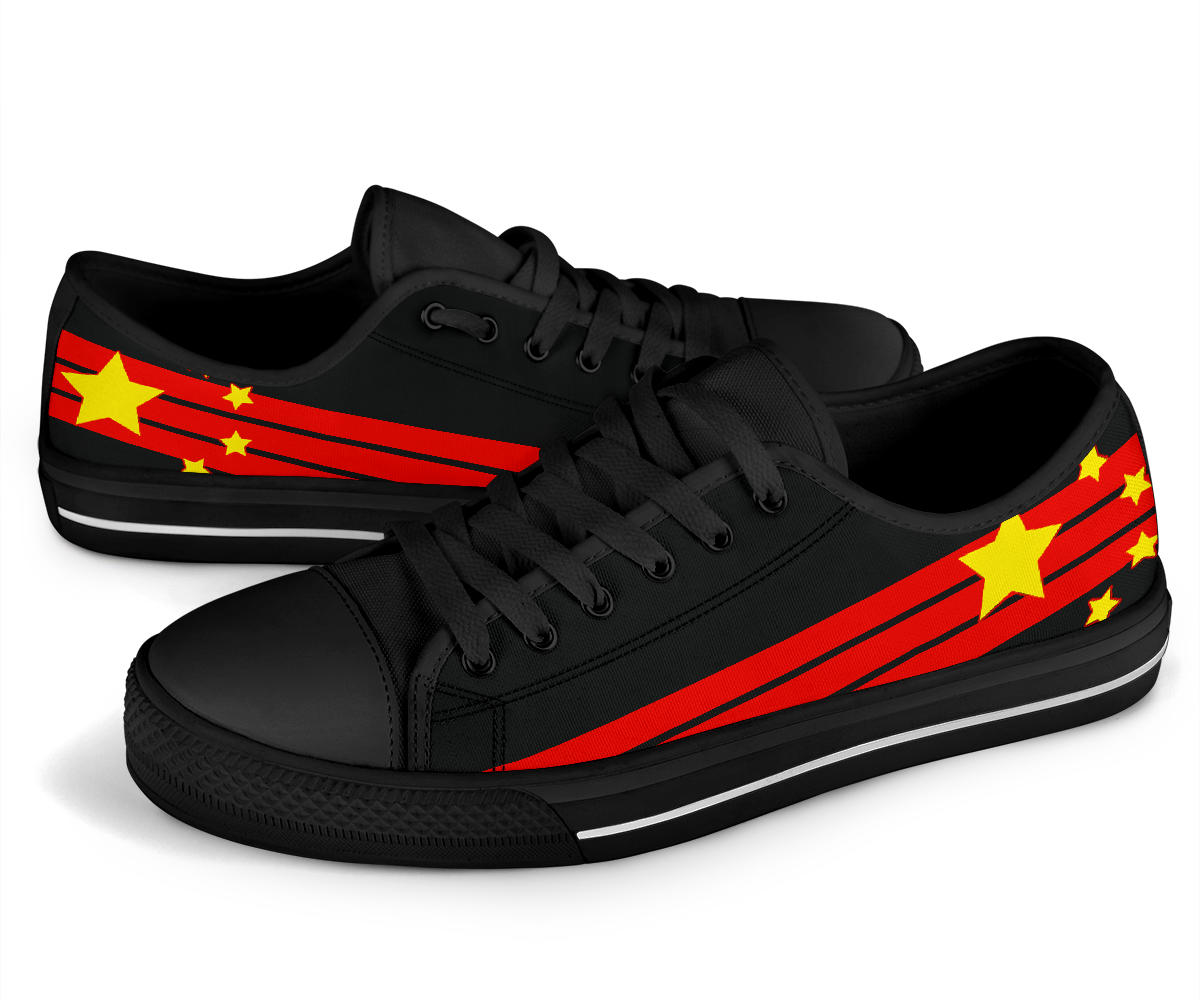 Chinese Pride Canvas Low Tops - Men's & Women's