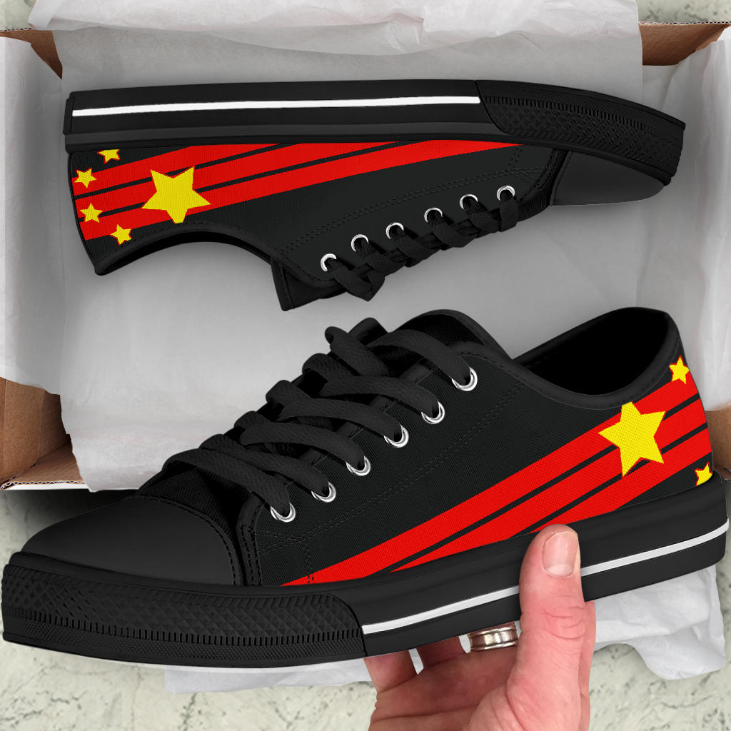 Chinese Pride Canvas Low Tops - Men's & Women's